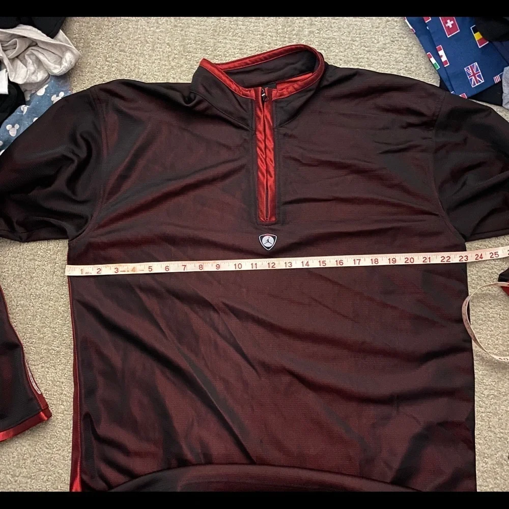 Air Jordan Pullover Light Jacket Satin Size Large